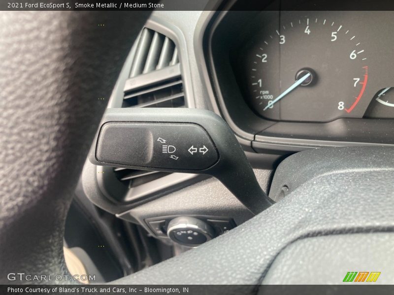 Smoke Metallic / Medium Stone 2021 Ford EcoSport S