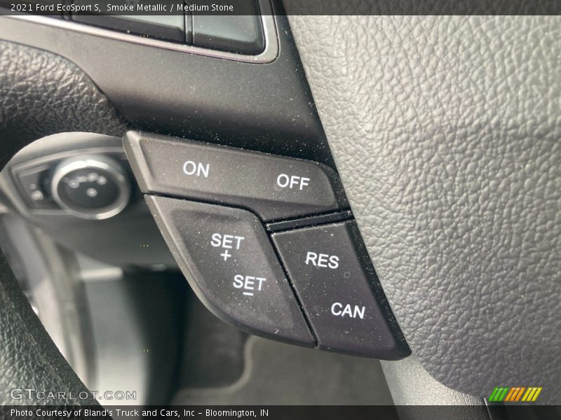 Smoke Metallic / Medium Stone 2021 Ford EcoSport S