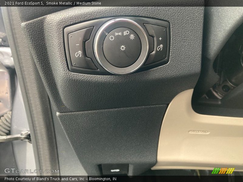 Smoke Metallic / Medium Stone 2021 Ford EcoSport S
