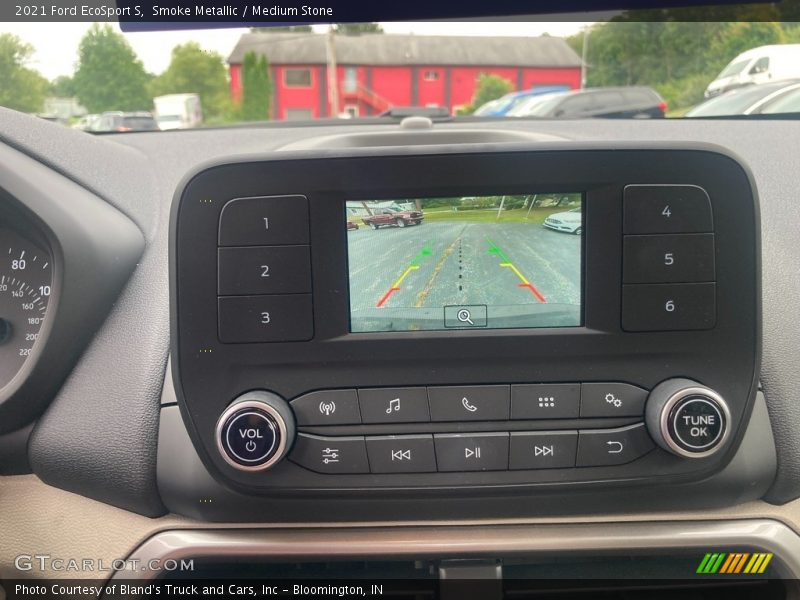 Smoke Metallic / Medium Stone 2021 Ford EcoSport S