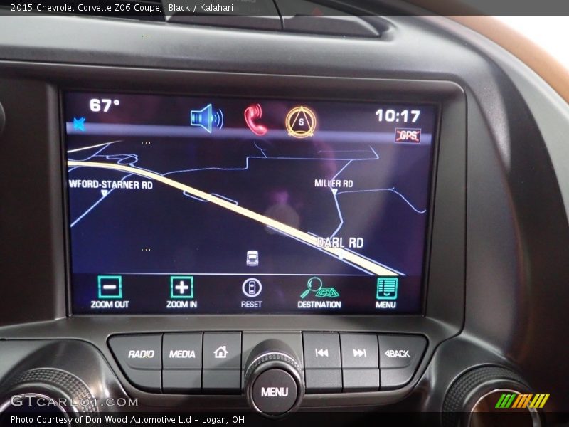 Black / Kalahari 2015 Chevrolet Corvette Z06 Coupe