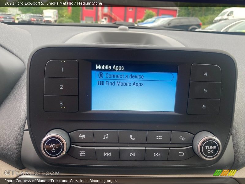 Smoke Metallic / Medium Stone 2021 Ford EcoSport S
