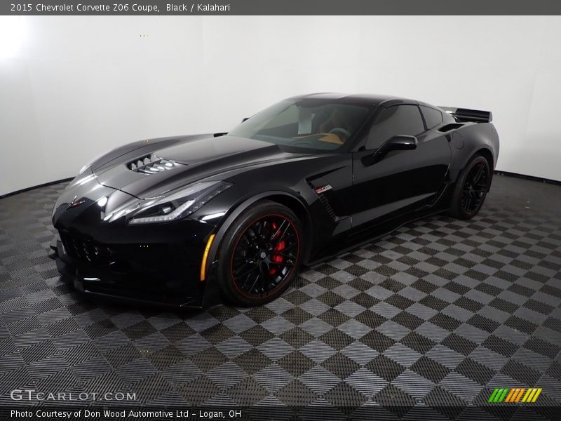 Black / Kalahari 2015 Chevrolet Corvette Z06 Coupe