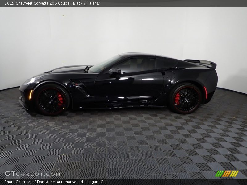 Black / Kalahari 2015 Chevrolet Corvette Z06 Coupe