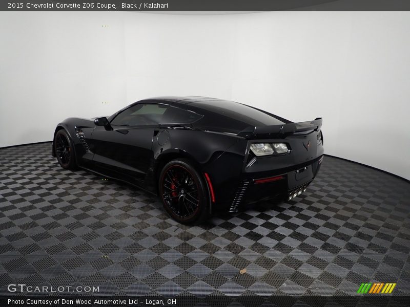 Black / Kalahari 2015 Chevrolet Corvette Z06 Coupe