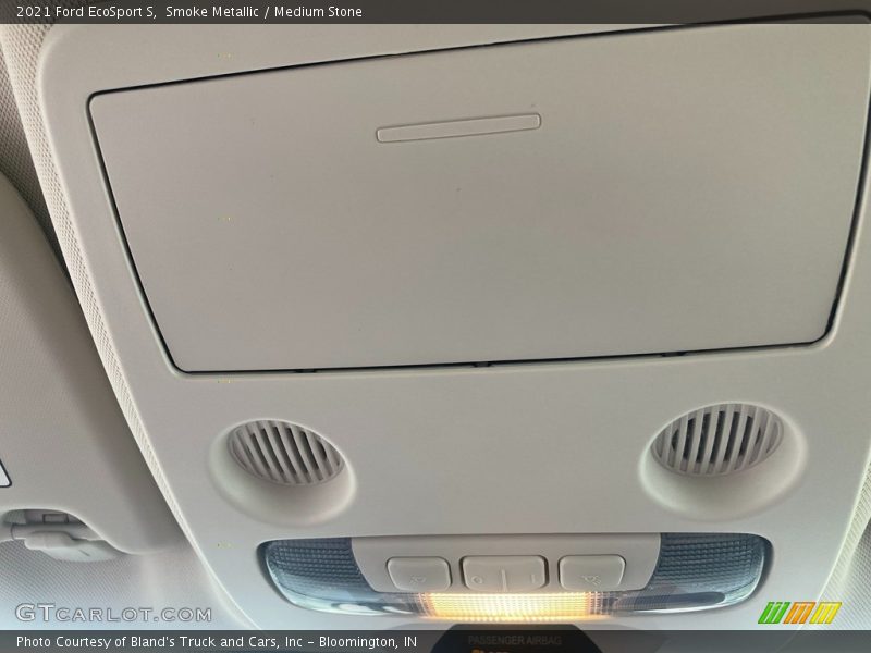 Smoke Metallic / Medium Stone 2021 Ford EcoSport S