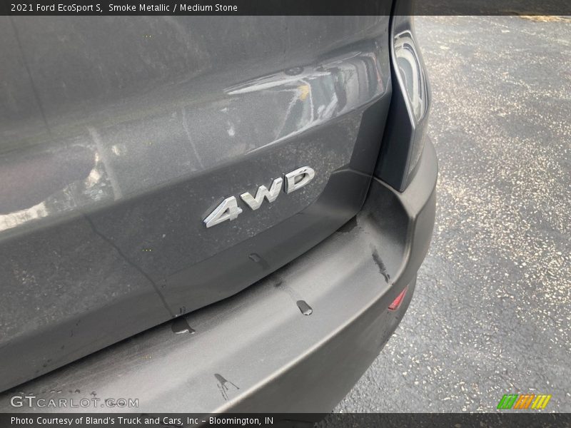 Smoke Metallic / Medium Stone 2021 Ford EcoSport S