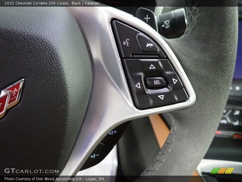 Black / Kalahari 2015 Chevrolet Corvette Z06 Coupe