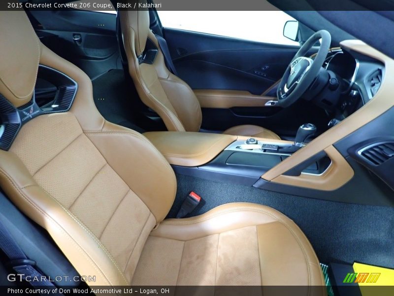 Black / Kalahari 2015 Chevrolet Corvette Z06 Coupe