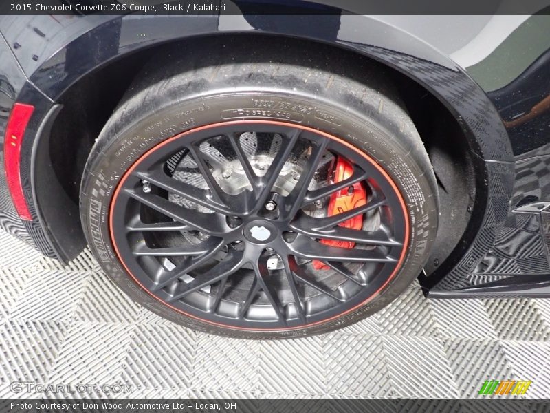 Black / Kalahari 2015 Chevrolet Corvette Z06 Coupe
