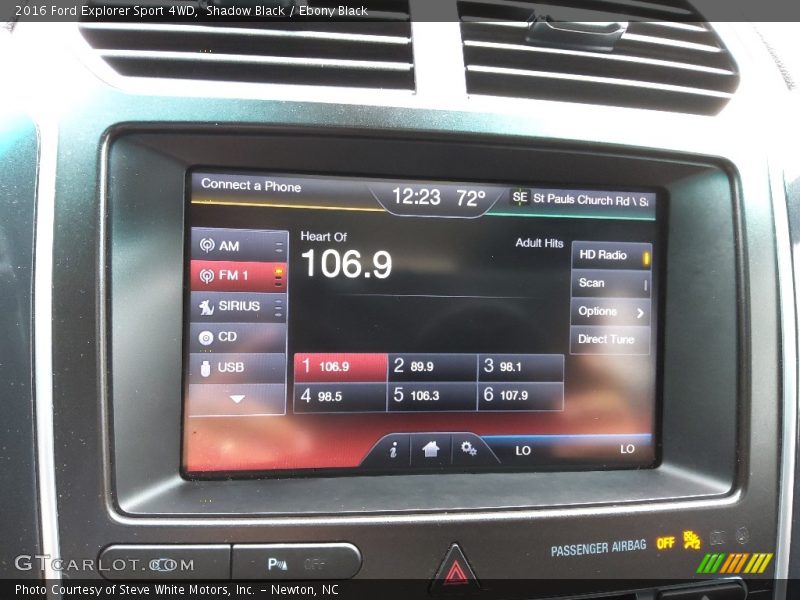 Shadow Black / Ebony Black 2016 Ford Explorer Sport 4WD