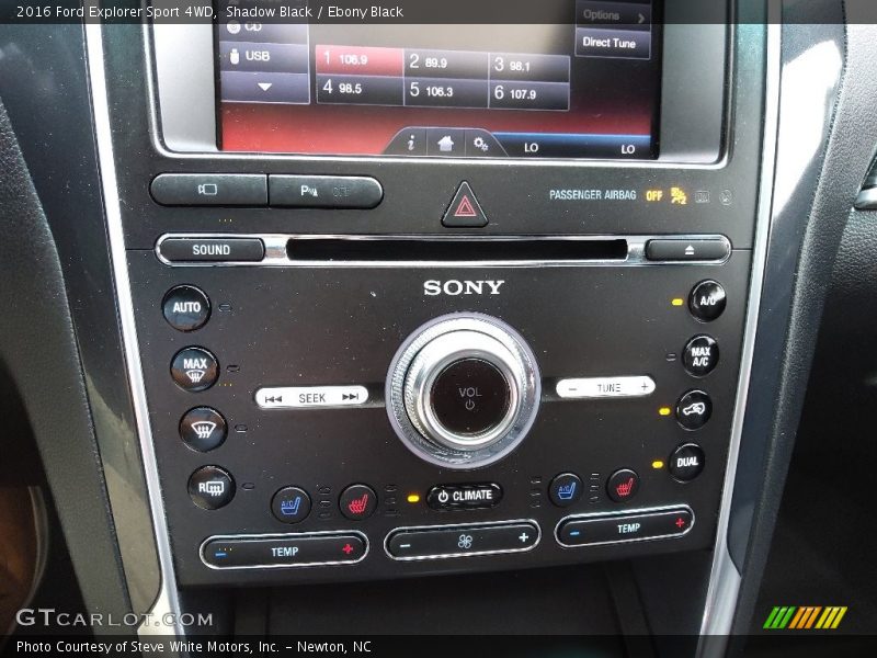 Shadow Black / Ebony Black 2016 Ford Explorer Sport 4WD