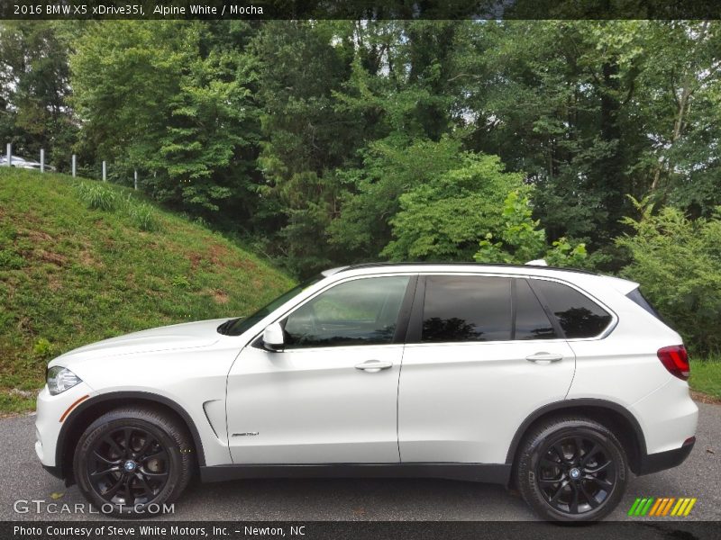 Alpine White / Mocha 2016 BMW X5 xDrive35i