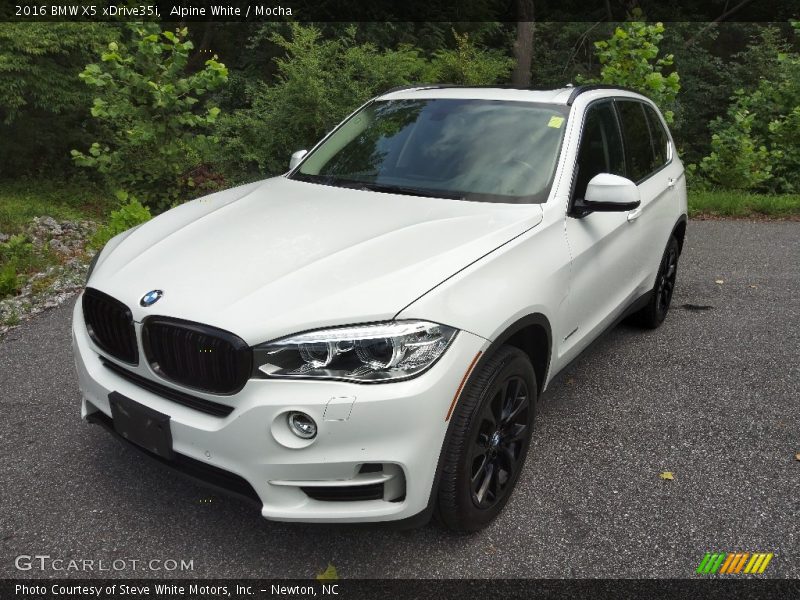 Alpine White / Mocha 2016 BMW X5 xDrive35i