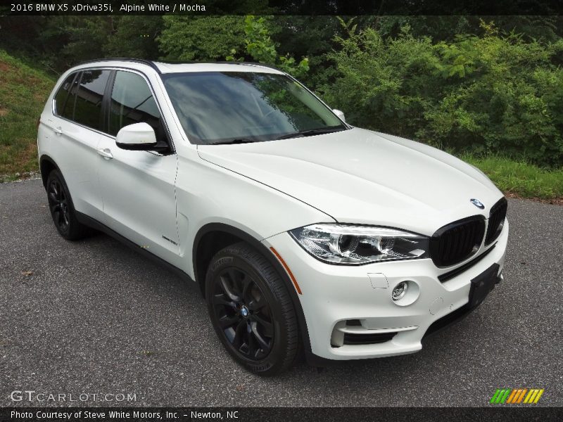 Alpine White / Mocha 2016 BMW X5 xDrive35i