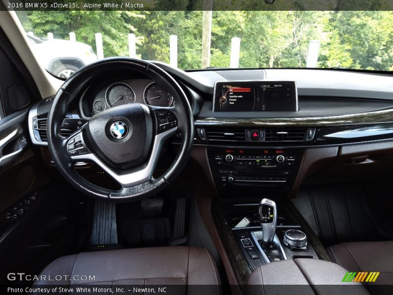 Alpine White / Mocha 2016 BMW X5 xDrive35i