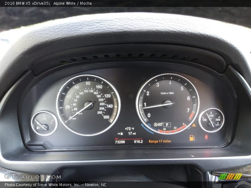 Alpine White / Mocha 2016 BMW X5 xDrive35i