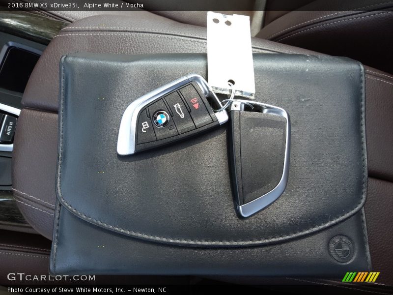 Alpine White / Mocha 2016 BMW X5 xDrive35i