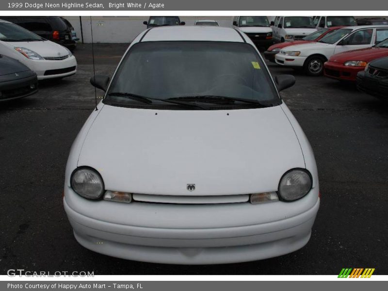 Bright White / Agate 1999 Dodge Neon Highline Sedan