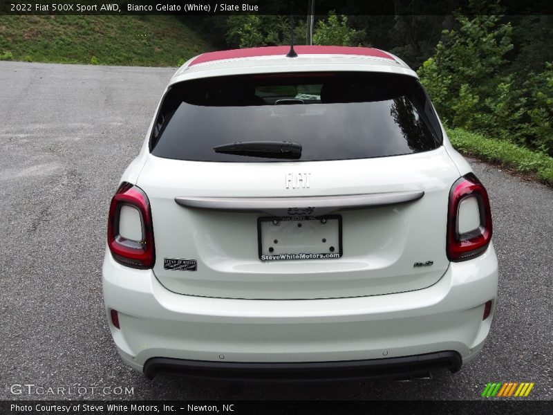 Bianco Gelato (White) / Slate Blue 2022 Fiat 500X Sport AWD