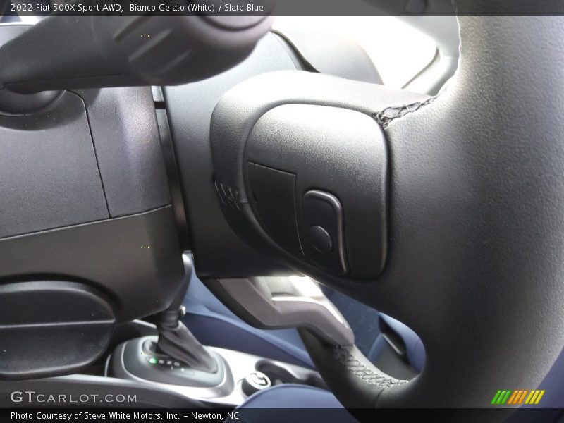 Bianco Gelato (White) / Slate Blue 2022 Fiat 500X Sport AWD