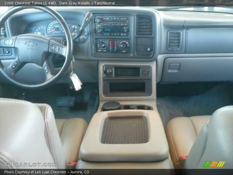 Dark Gray Metallic / Tan/Neutral 2006 Chevrolet Tahoe LS 4WD