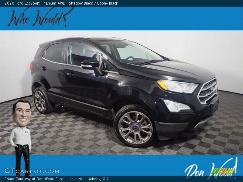 Shadow Black / Ebony Black 2020 Ford EcoSport Titanium 4WD