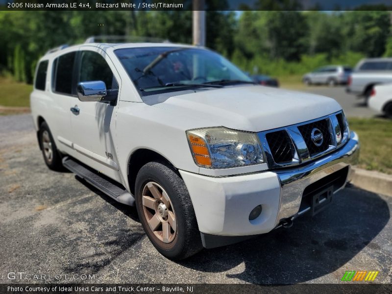 Blizzard White / Steel/Titanium 2006 Nissan Armada LE 4x4