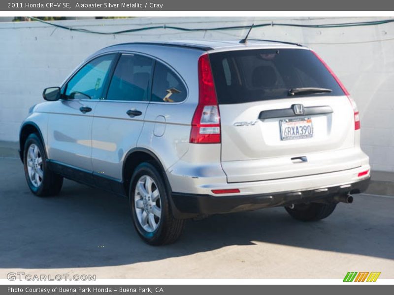 Alabaster Silver Metallic / Gray 2011 Honda CR-V SE