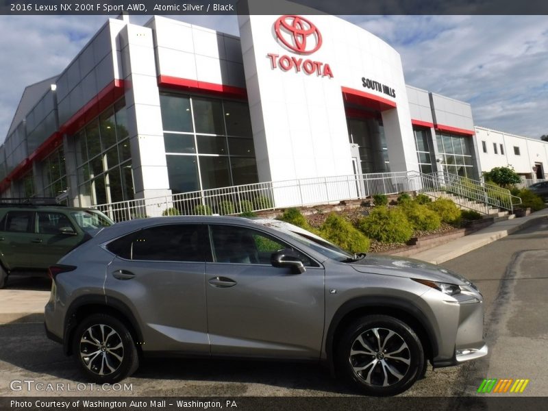 Atomic Silver / Black 2016 Lexus NX 200t F Sport AWD