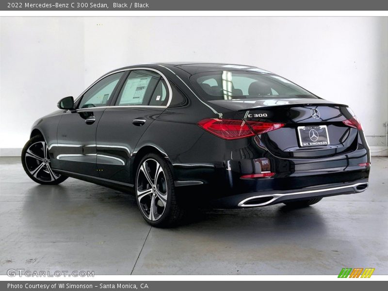 Black / Black 2022 Mercedes-Benz C 300 Sedan
