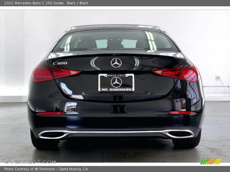 Black / Black 2022 Mercedes-Benz C 300 Sedan