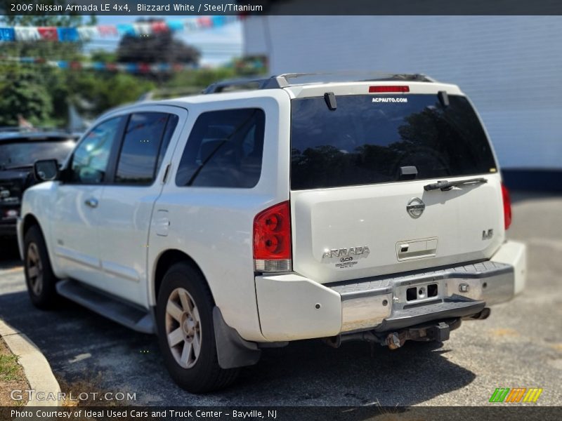Blizzard White / Steel/Titanium 2006 Nissan Armada LE 4x4