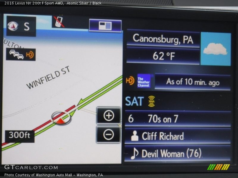 Atomic Silver / Black 2016 Lexus NX 200t F Sport AWD