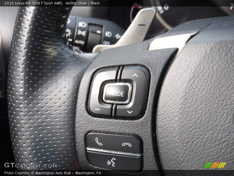 Atomic Silver / Black 2016 Lexus NX 200t F Sport AWD