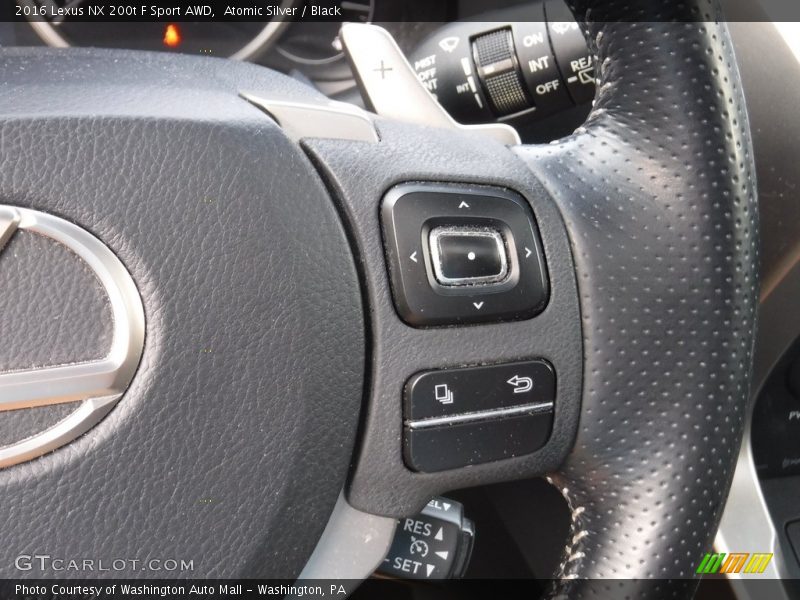 Atomic Silver / Black 2016 Lexus NX 200t F Sport AWD