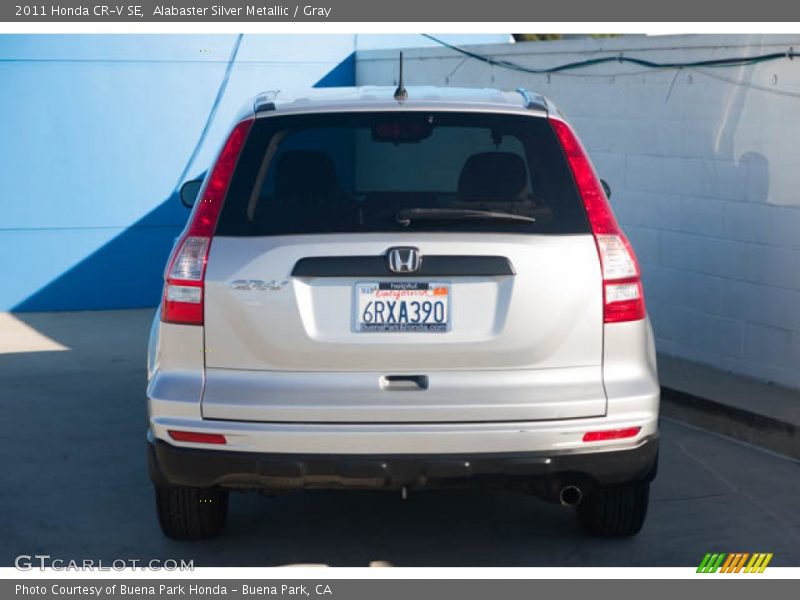 Alabaster Silver Metallic / Gray 2011 Honda CR-V SE