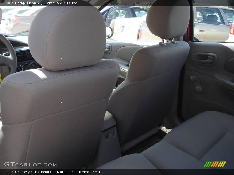 Flame Red / Taupe 2004 Dodge Neon SE