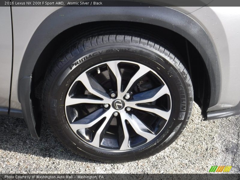 Atomic Silver / Black 2016 Lexus NX 200t F Sport AWD