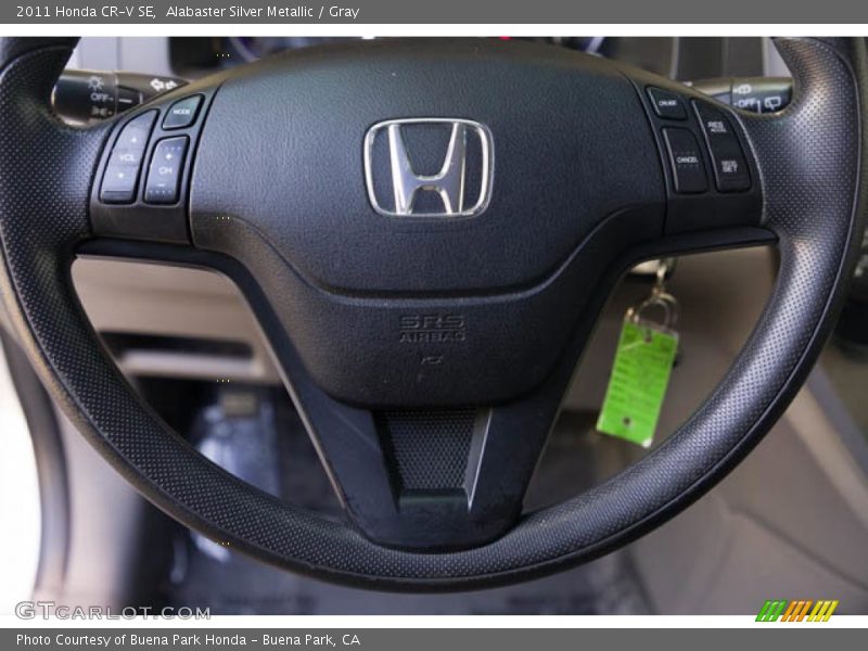 Alabaster Silver Metallic / Gray 2011 Honda CR-V SE