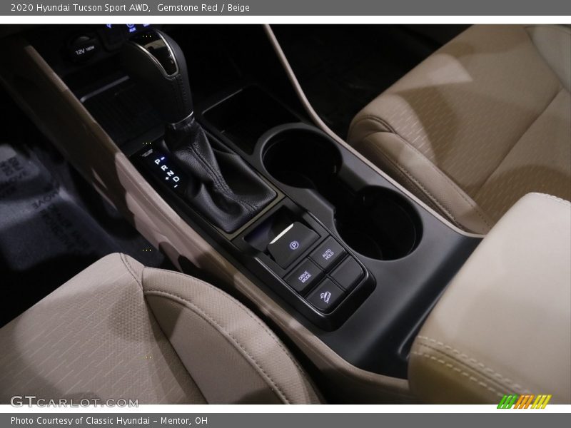 Gemstone Red / Beige 2020 Hyundai Tucson Sport AWD