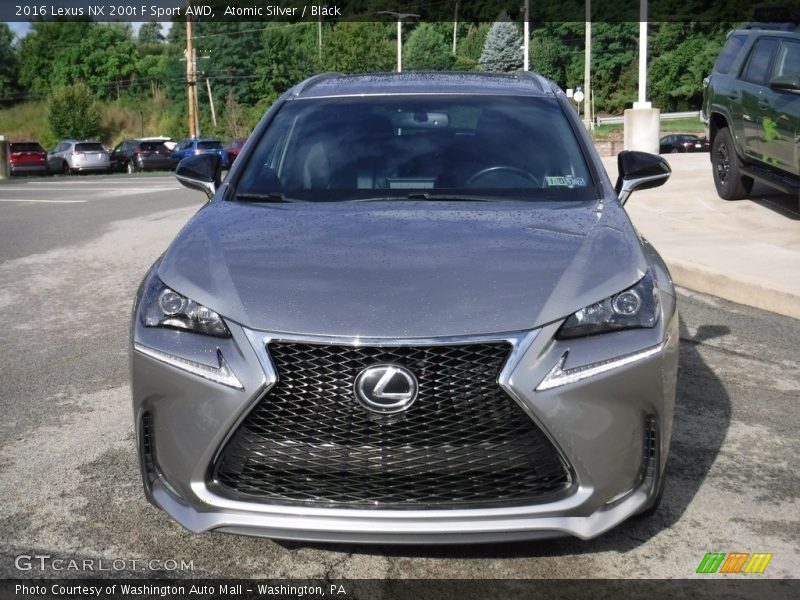 Atomic Silver / Black 2016 Lexus NX 200t F Sport AWD