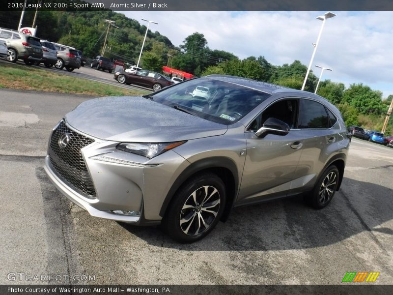 Atomic Silver / Black 2016 Lexus NX 200t F Sport AWD