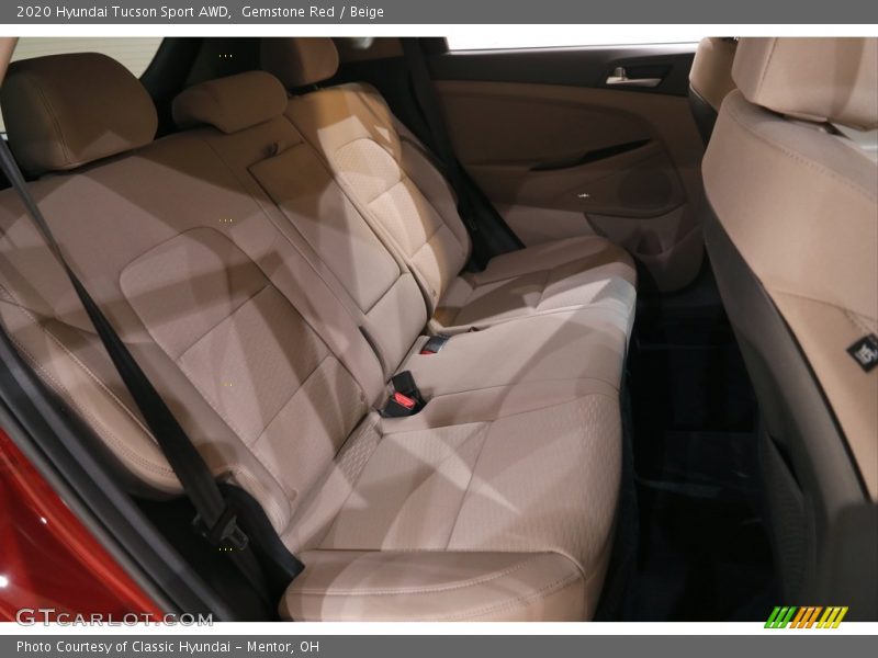 Gemstone Red / Beige 2020 Hyundai Tucson Sport AWD