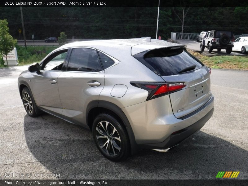 Atomic Silver / Black 2016 Lexus NX 200t F Sport AWD