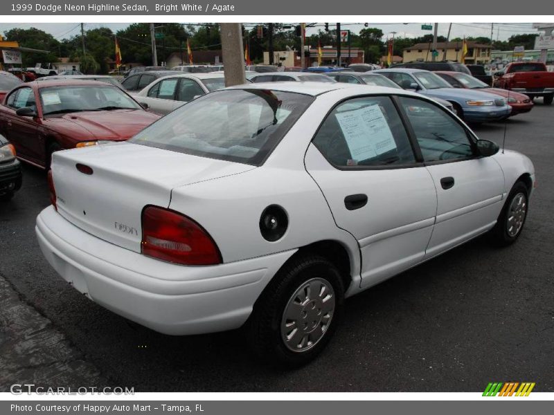 Bright White / Agate 1999 Dodge Neon Highline Sedan