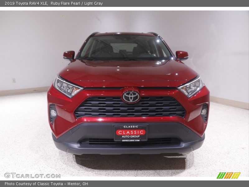 Ruby Flare Pearl / Light Gray 2019 Toyota RAV4 XLE