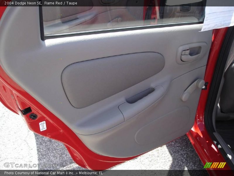 Flame Red / Taupe 2004 Dodge Neon SE