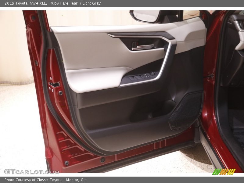 Ruby Flare Pearl / Light Gray 2019 Toyota RAV4 XLE