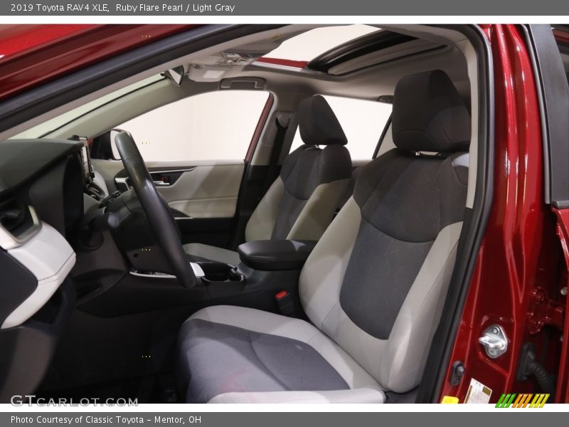 Ruby Flare Pearl / Light Gray 2019 Toyota RAV4 XLE